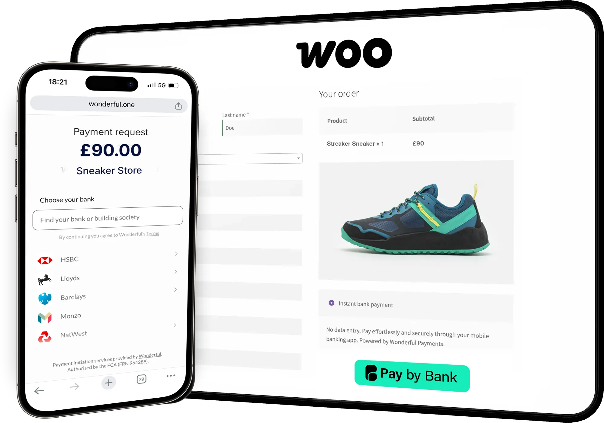 Wonderful payments integrations across web, mobile and back-office tools